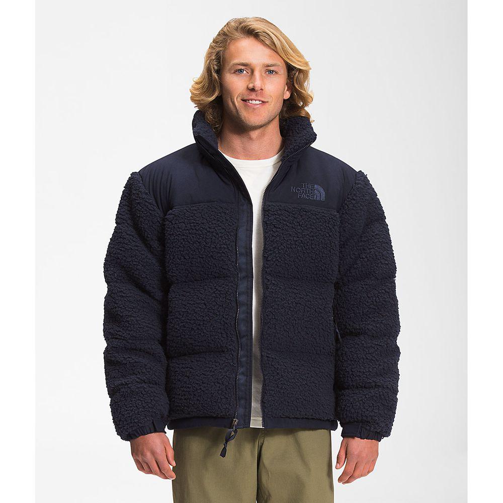 The North Face Sherpa Ανδρικα Μπουφάν Nuptse - Σκουρο Μπλε (NIPQ16027)